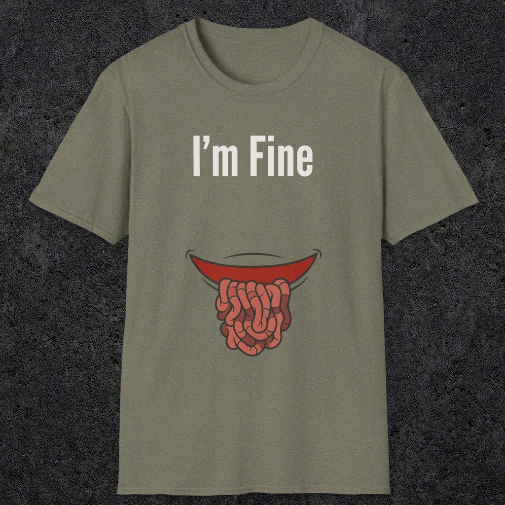 0482 I'M Fine | Funny Dad T-Shirt | RustyDad