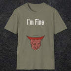 0482 I'M Fine | Funny Dad T-Shirt | RustyDad