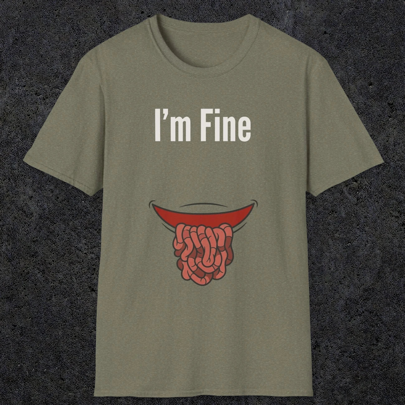 0482 I'M Fine | Funny Dad T-Shirt | RustyDad