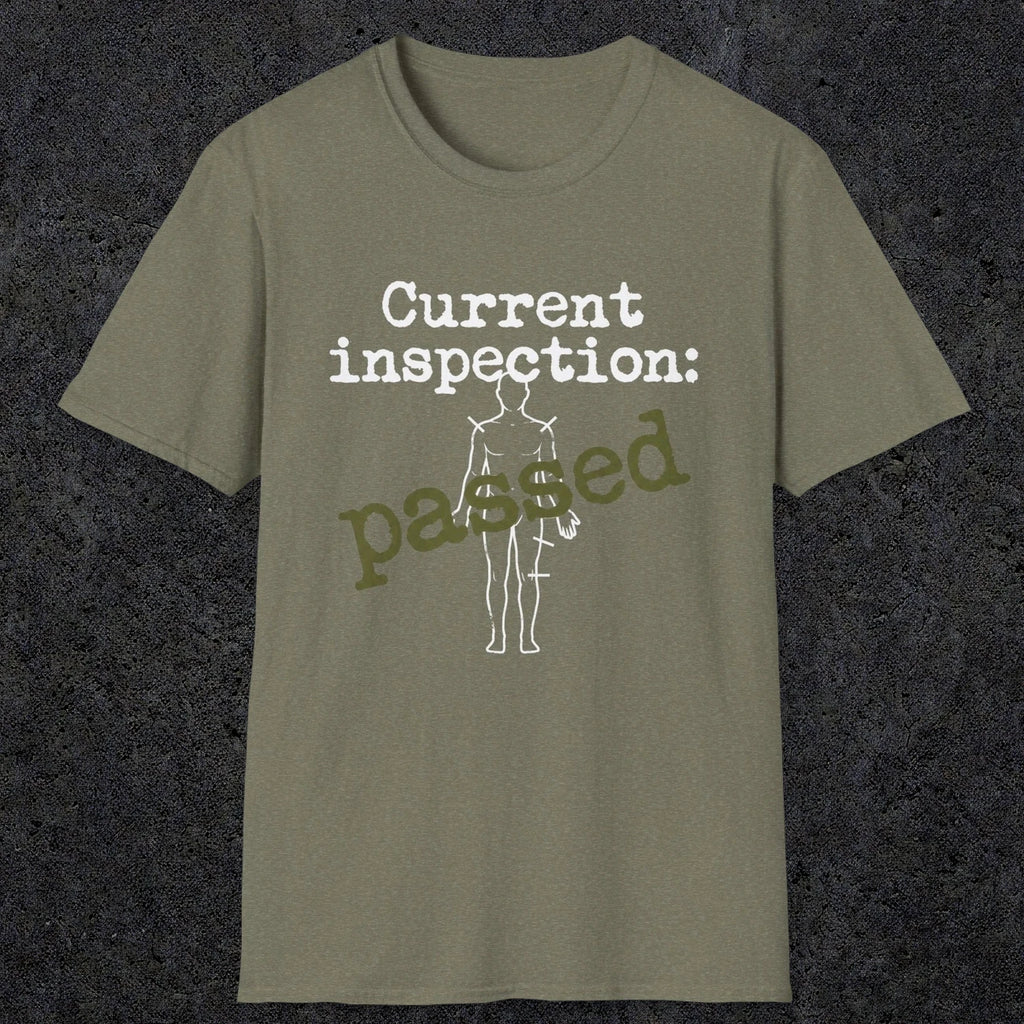 0499 Passed Inspection | Funny Dad T-Shirt | RustyDad