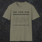 105 The view was breathtaking so was the joint pain | Funny Dad T-Shirt | RustyDad