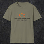 044 The Check Engine Light Is My Nightlight | Funny Dad T-Shirt | RustyDad