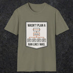 0097 Wasnt Plan A Ran Like I Was | Funny Dad T-Shirt | RustyDad