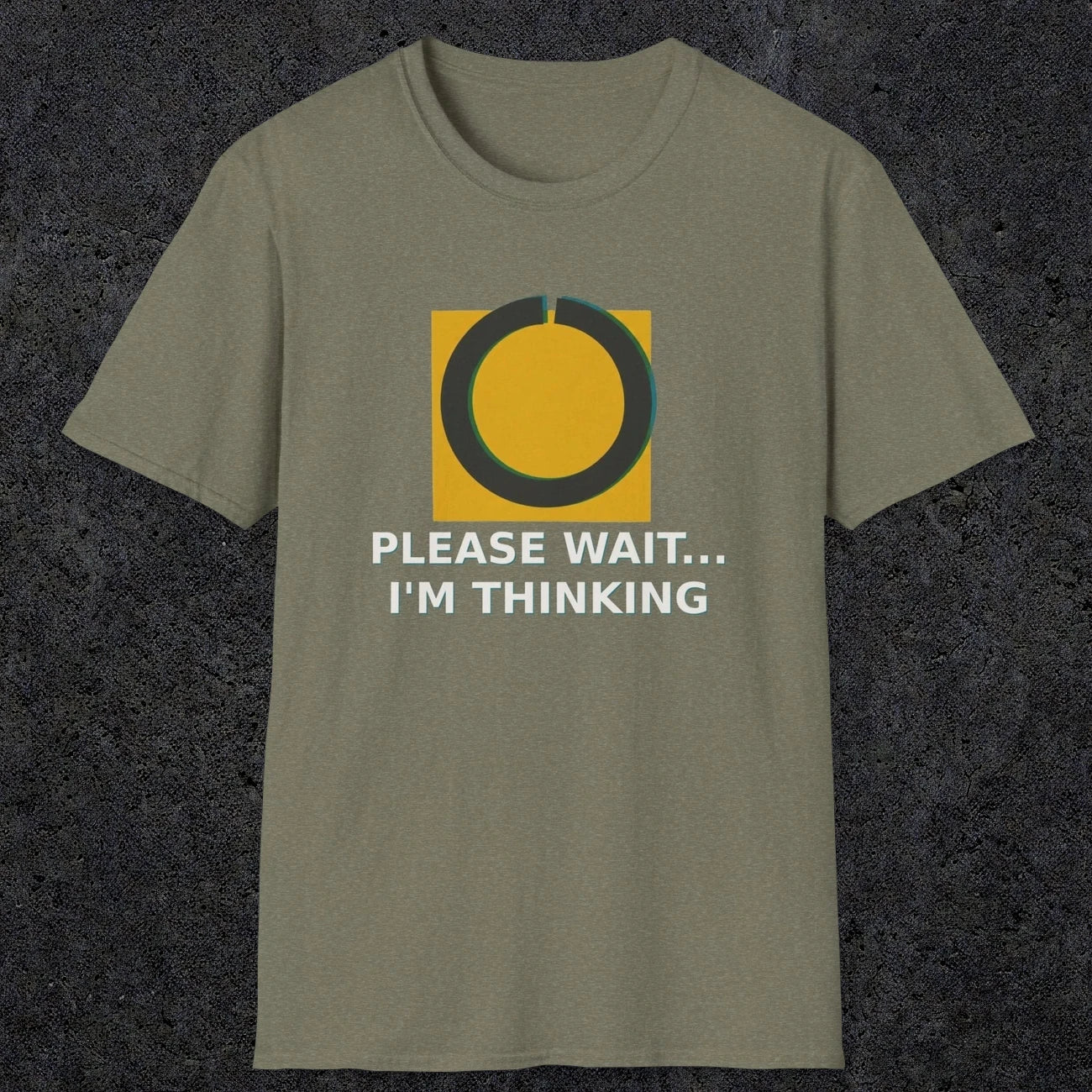 0366 Please Wait ... Im Thinking | Funny Dad T-Shirt | RustyDad