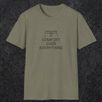 077 Comfort over everything | Funny Dad T-Shirt | RustyDad