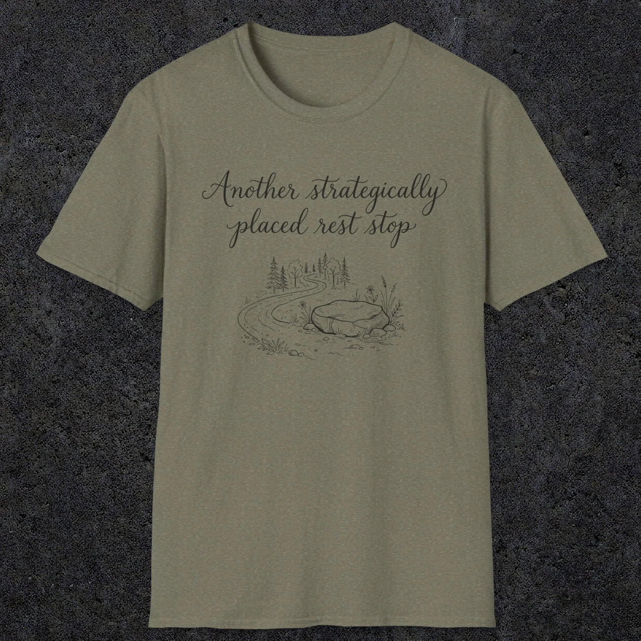 0109 Another strategically placed rest stop | Funny Dad T-Shirt | RustyDad