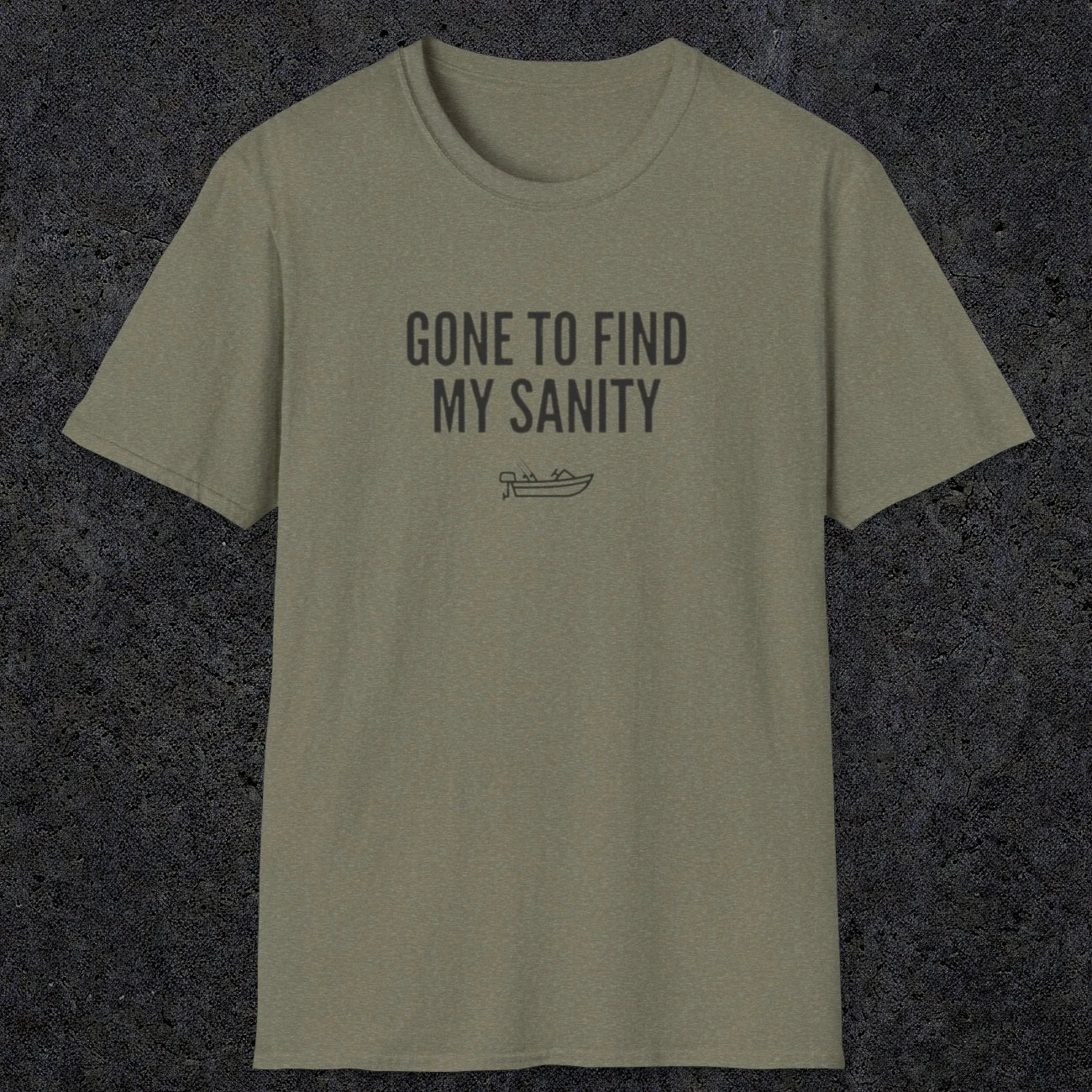 0055 Gone to find my sanity | Funny Dad T-Shirt | RustyDad
