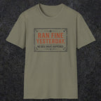 0010 Ran fine yesterday no idea what happened | Funny Dad T-Shirt | RustyDad