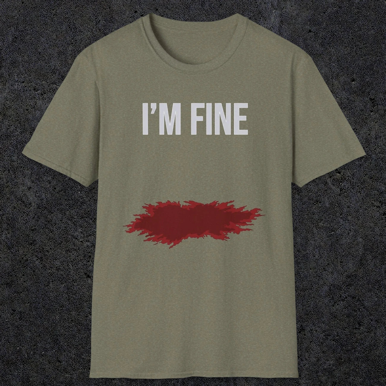 0483 I'M Fine | Funny Dad T-Shirt | RustyDad