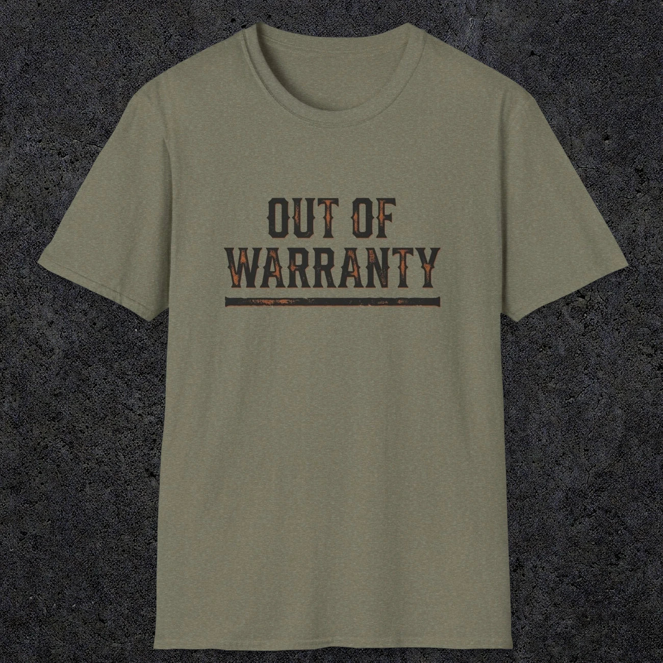 0042 Out of warranty | Funny Dad T-Shirt | RustyDad