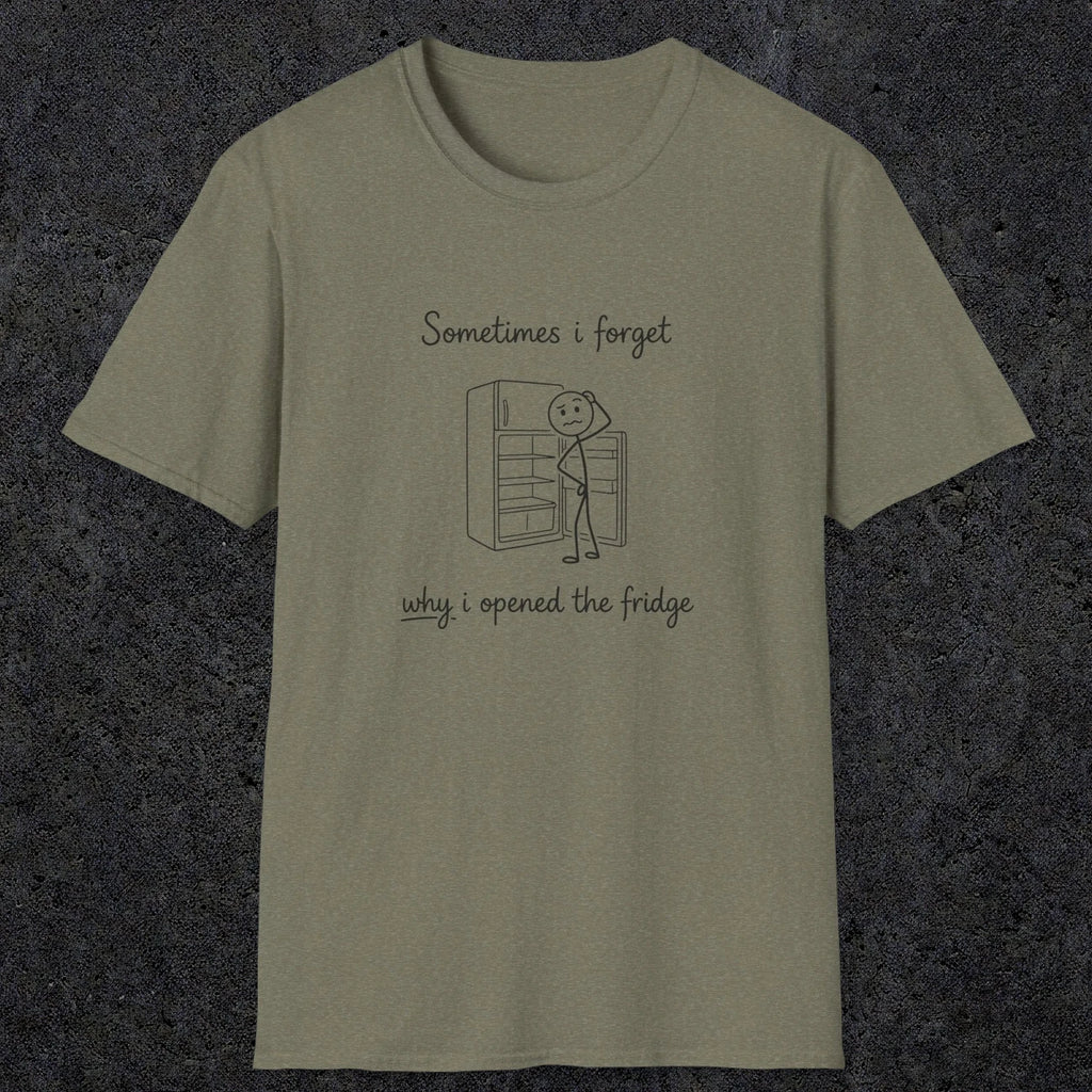 0099 Sometimes i forget why i opened the fridge | Funny Dad T-Shirt | RustyDad