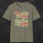 0434 One Of Us Is Right. The Other One Is You | Funny Dad T-Shirt | RustyDad