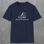 072 Worn in, not worn out | Funny Dad T-Shirt | RustyDad