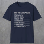 0094 I Am The Backup Plan | Funny Dad T-Shirt | RustyDad