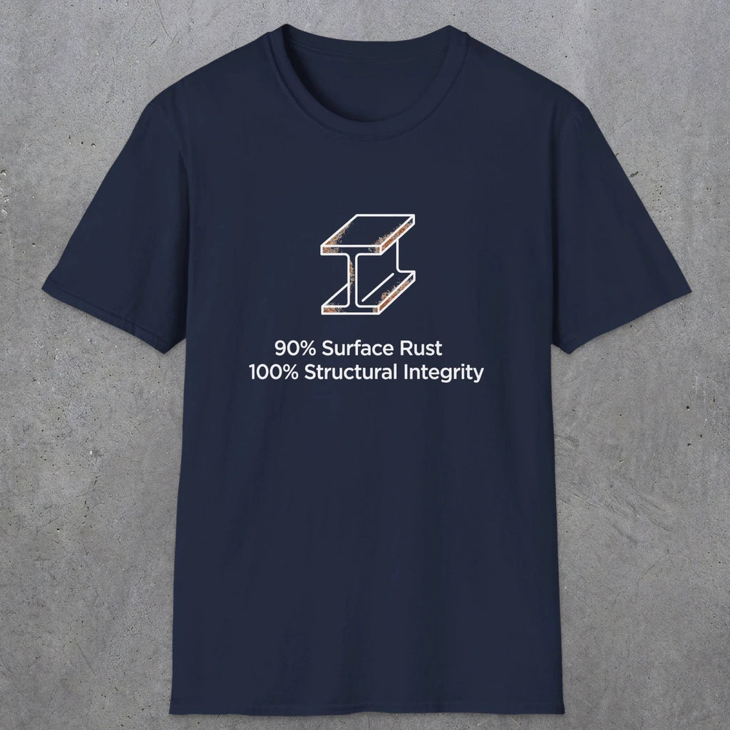 048 90% Surface Rust 100% Structural Integrity | Funny Dad T-Shirt | RustyDad