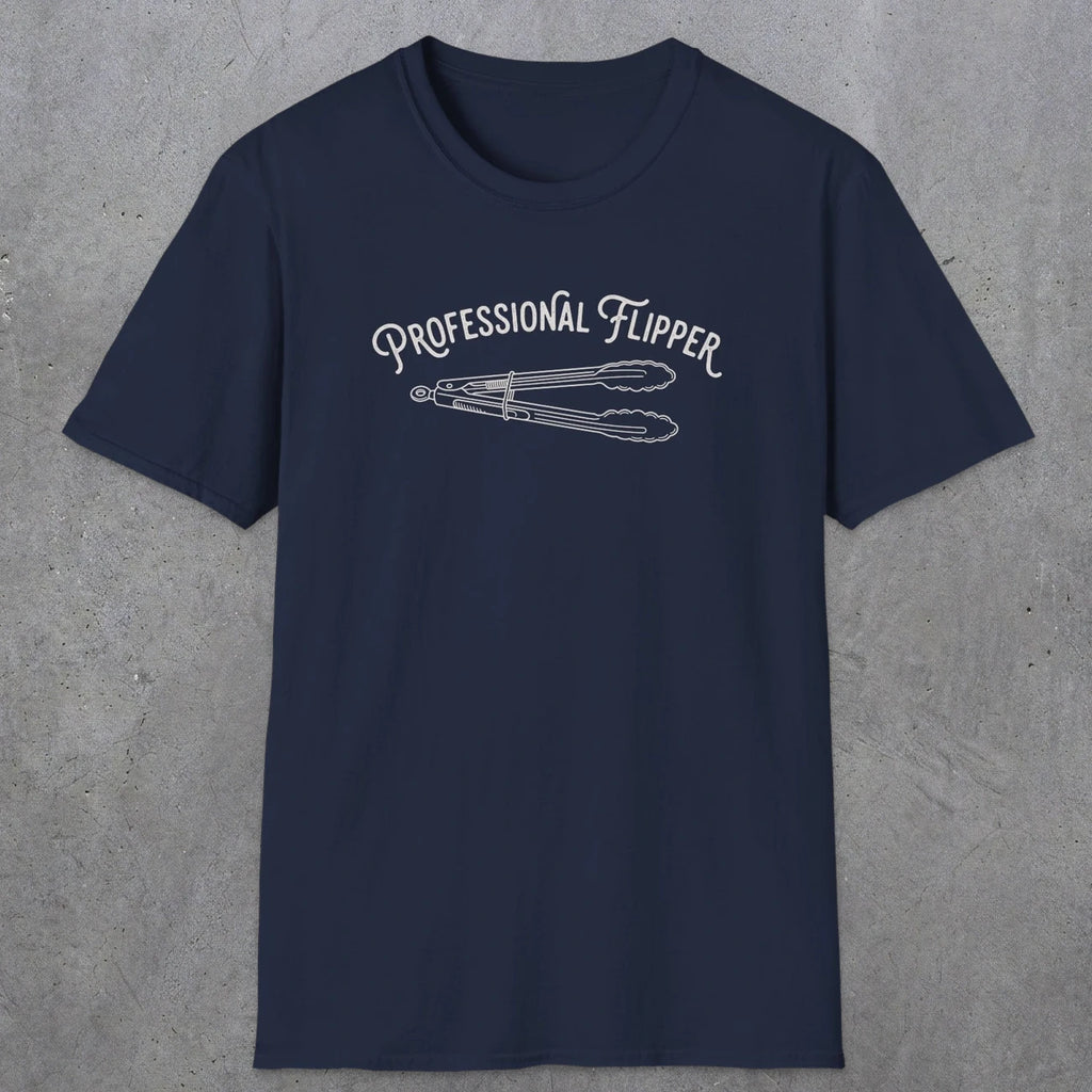 0696 Professional Flipper | Funny Dad T-Shirt | RustyDad