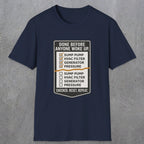 0099 Done Before Anyone Woke Up | Funny Dad T-Shirt | RustyDad