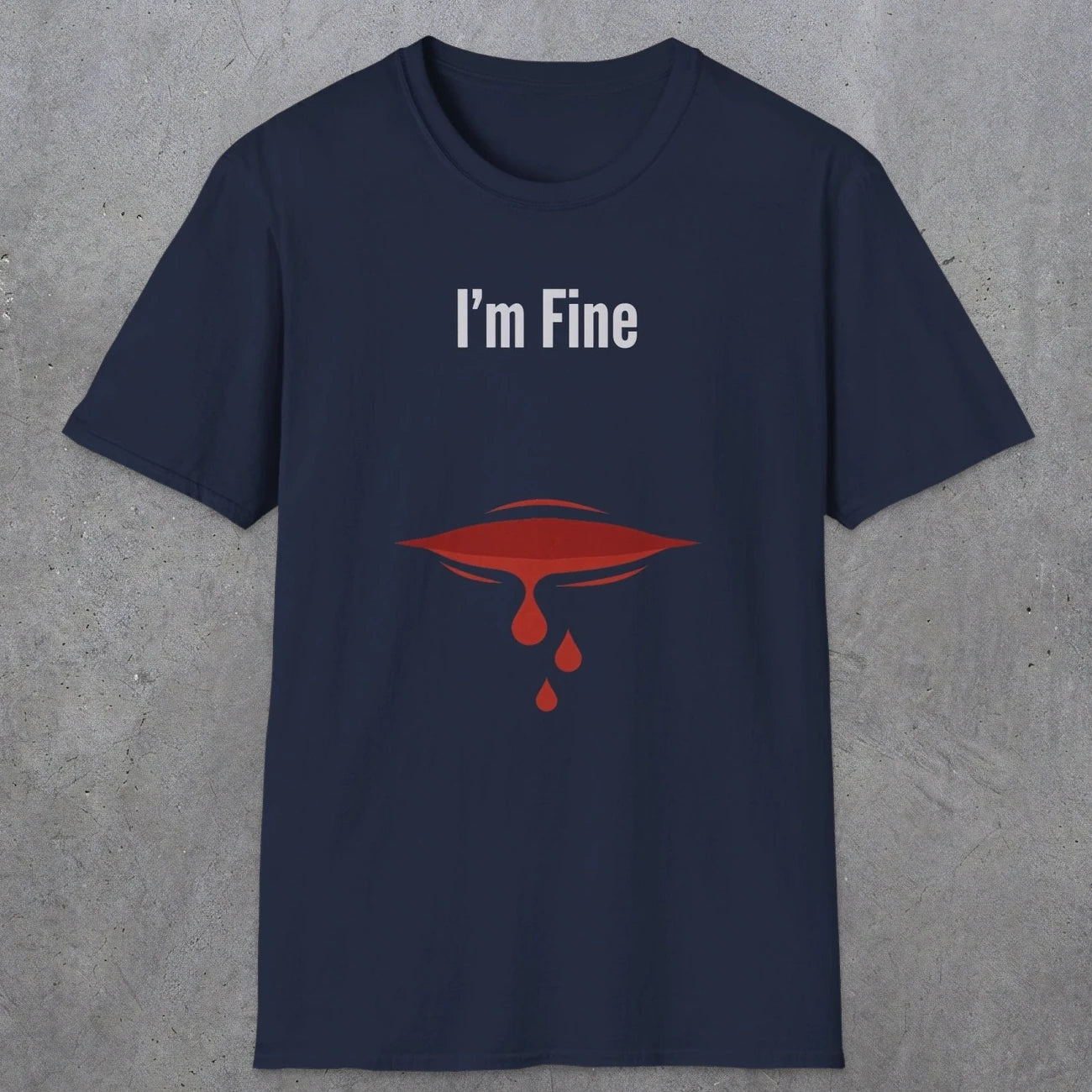 0485 I'M Fine | Funny Dad T-Shirt | RustyDad