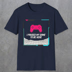 0374 I Paused My Game To Be Here | Funny Dad T-Shirt | RustyDad