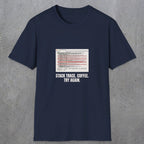 0126 Stack Trace Coffee Try Again | Funny Dad T-Shirt | RustyDad