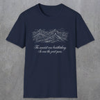 0105 The summit was breathtaking, so was the joint pain | Funny Dad T-Shirt | RustyDad