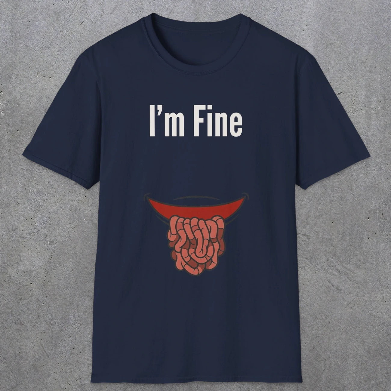 0482 I'M Fine | Funny Dad T-Shirt | RustyDad