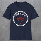 0484 I'M Fine | Funny Dad T-Shirt | RustyDad