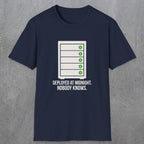 0111 Deployed At Midnight Nobody Knows | Funny Dad T-Shirt | RustyDad