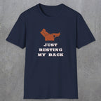 0030 Just resting my back | Funny Dad T-Shirt | RustyDad