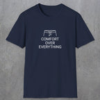 077 Comfort over everything | Funny Dad T-Shirt | RustyDad