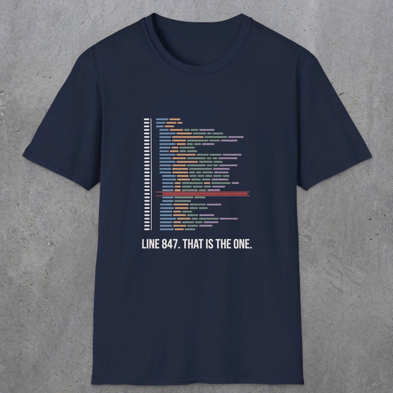 0118 Line 847 That Is The One | Funny Dad T-Shirt | RustyDad