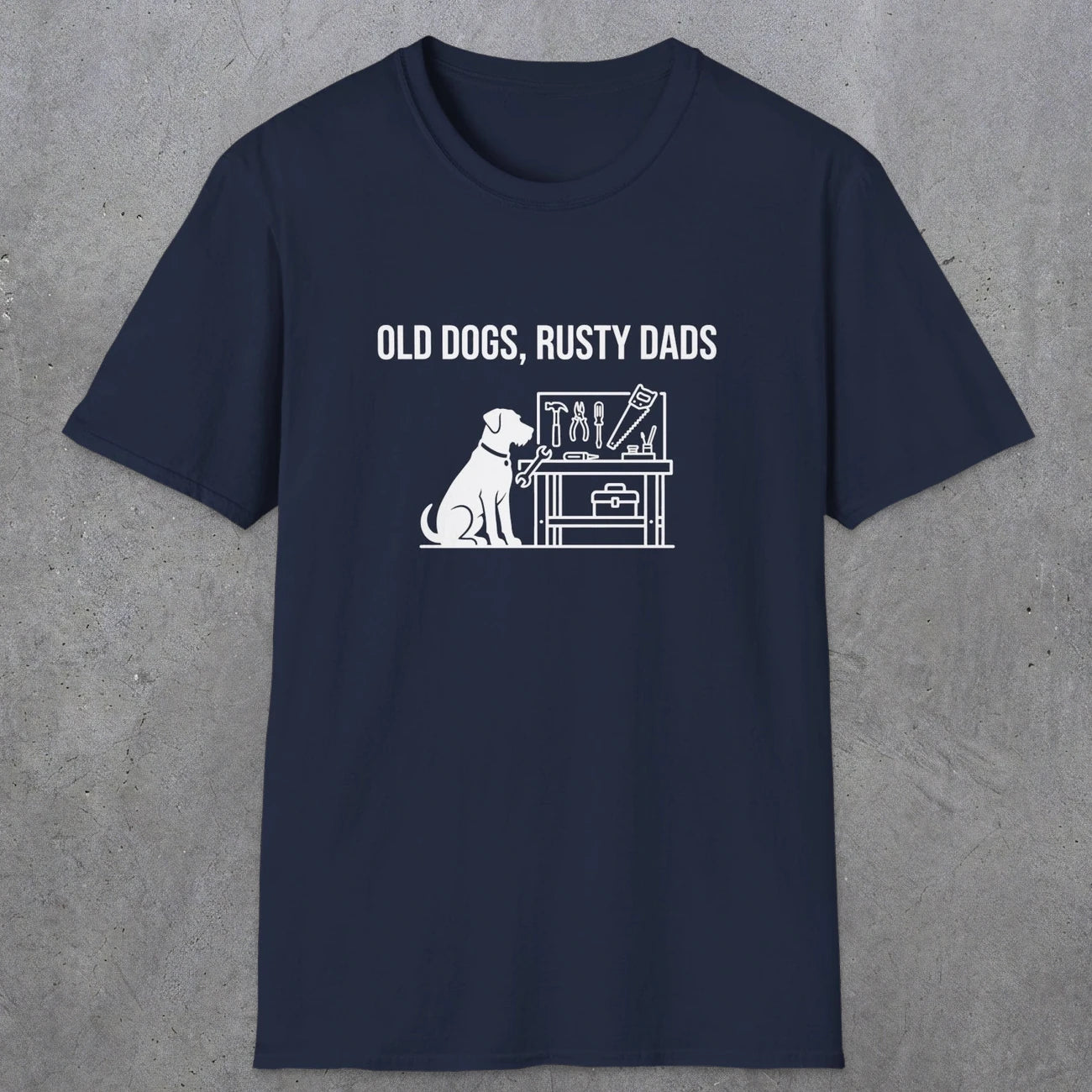 087 Old dogs rusty dads | Funny Dad T-Shirt | RustyDad