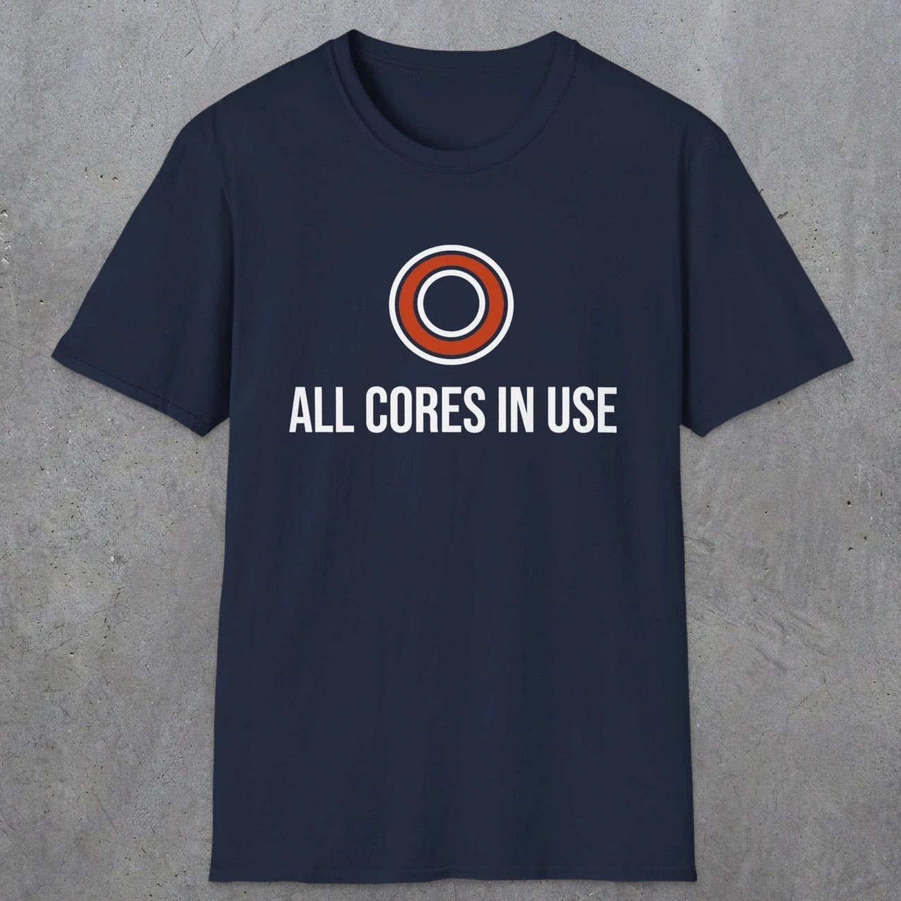 0330 All Cores In Use | Funny Dad T-Shirt | RustyDad