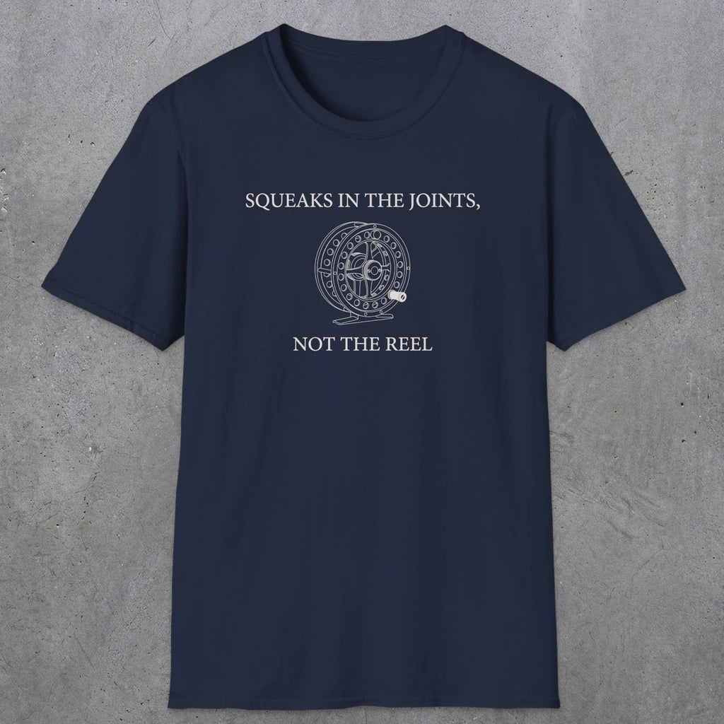 0675 Joint Squeaks Fishing | Funny Dad T-Shirt | RustyDad