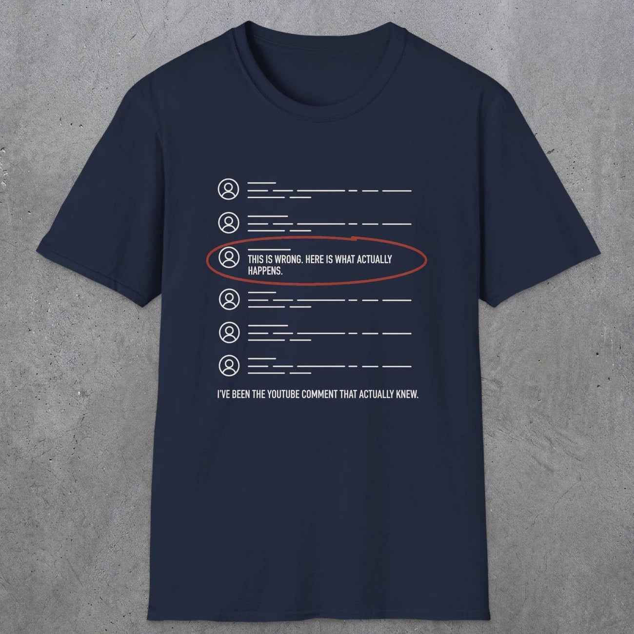 0158 Ive Been The Youtube Comment That Actually Knew | Funny Dad T-Shirt | RustyDad
