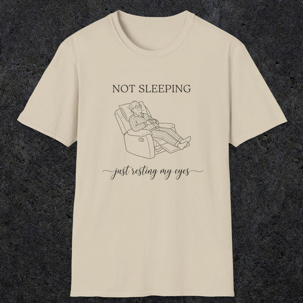 0073 Not sleeping just resting my eyes | Funny Dad T-Shirt | RustyDad