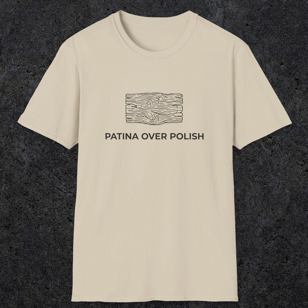 071 Patina over polish | Funny Dad T-Shirt | RustyDad