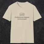 055 Professional Napper (Unlicensed) | Funny Dad T-Shirt | RustyDad