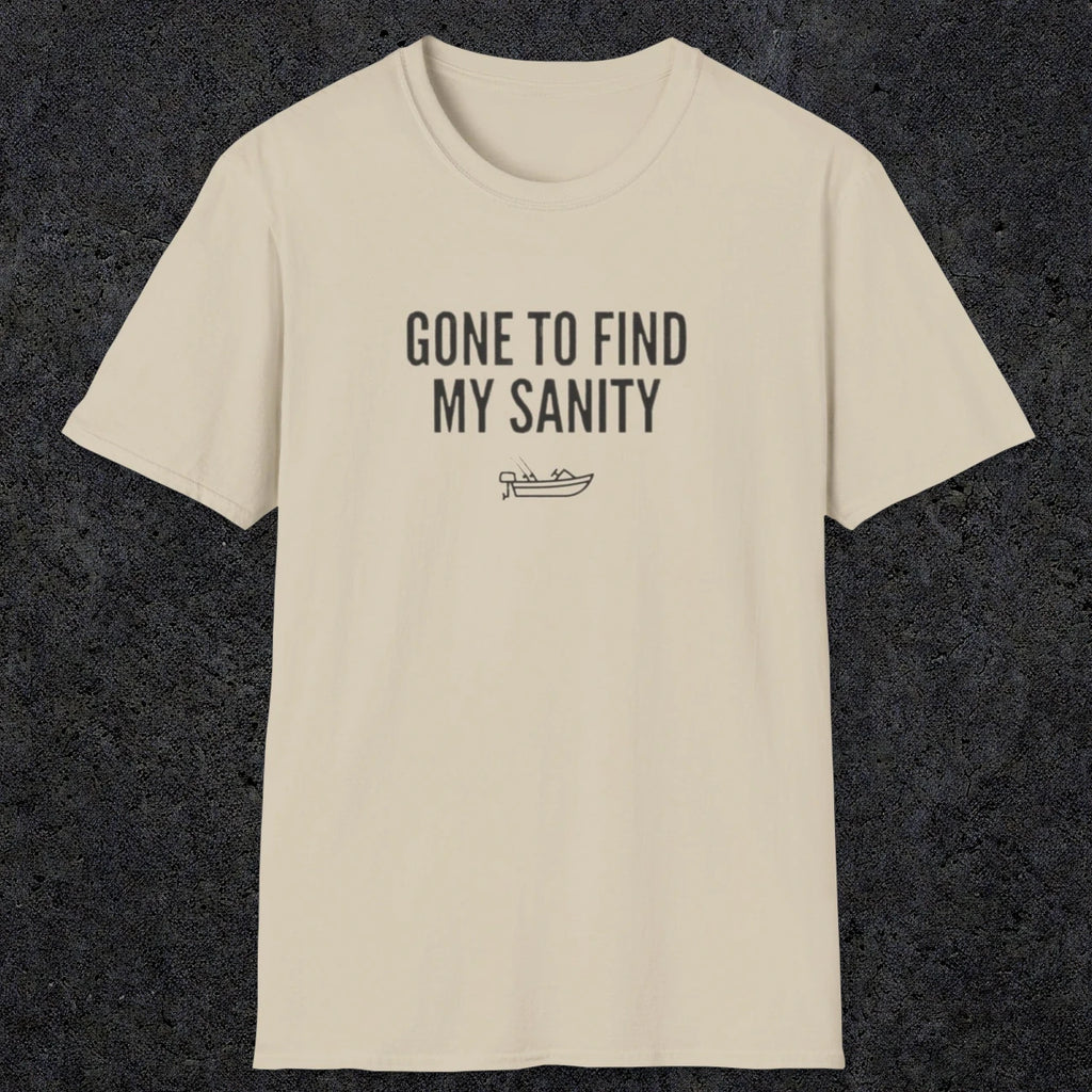0055 Gone to find my sanity | Funny Dad T-Shirt | RustyDad