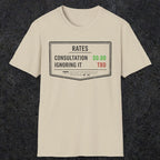 0163 Consultation: Free. Ignoring It: TBD | Funny Dad T-Shirt | RustyDad