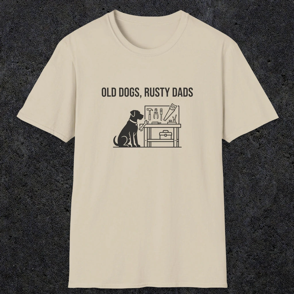 087 Old dogs rusty dads | Funny Dad T-Shirt | RustyDad