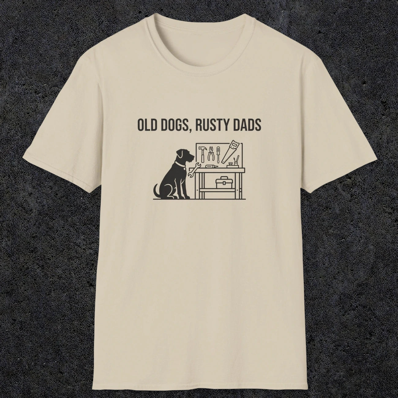 087 Old dogs rusty dads | Funny Dad T-Shirt | RustyDad