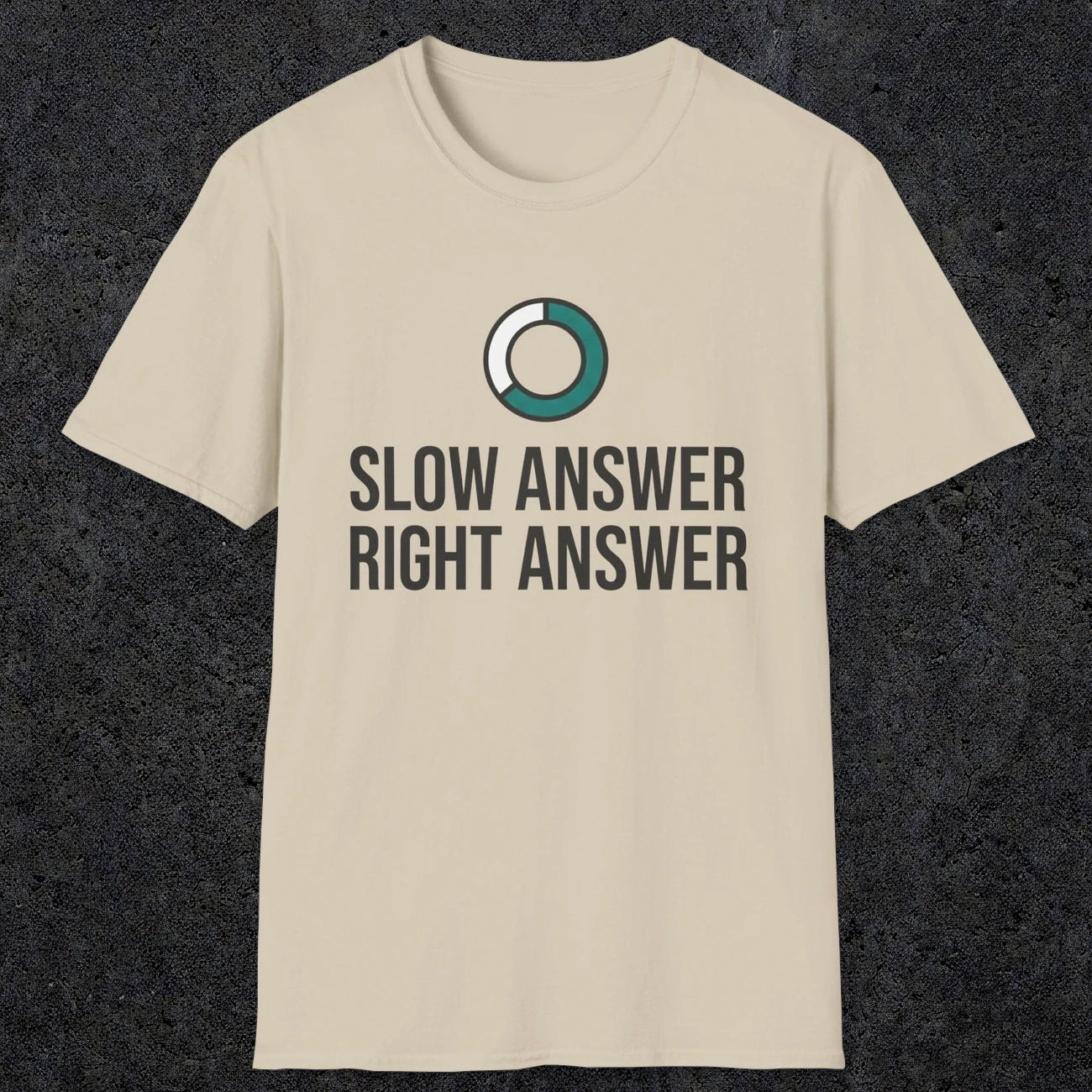 0335 Slow Answer = Right Answer | Funny Dad T-Shirt | RustyDad