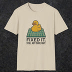 0113 Fixed It Still Not Sure Why | Funny Dad T-Shirt | RustyDad