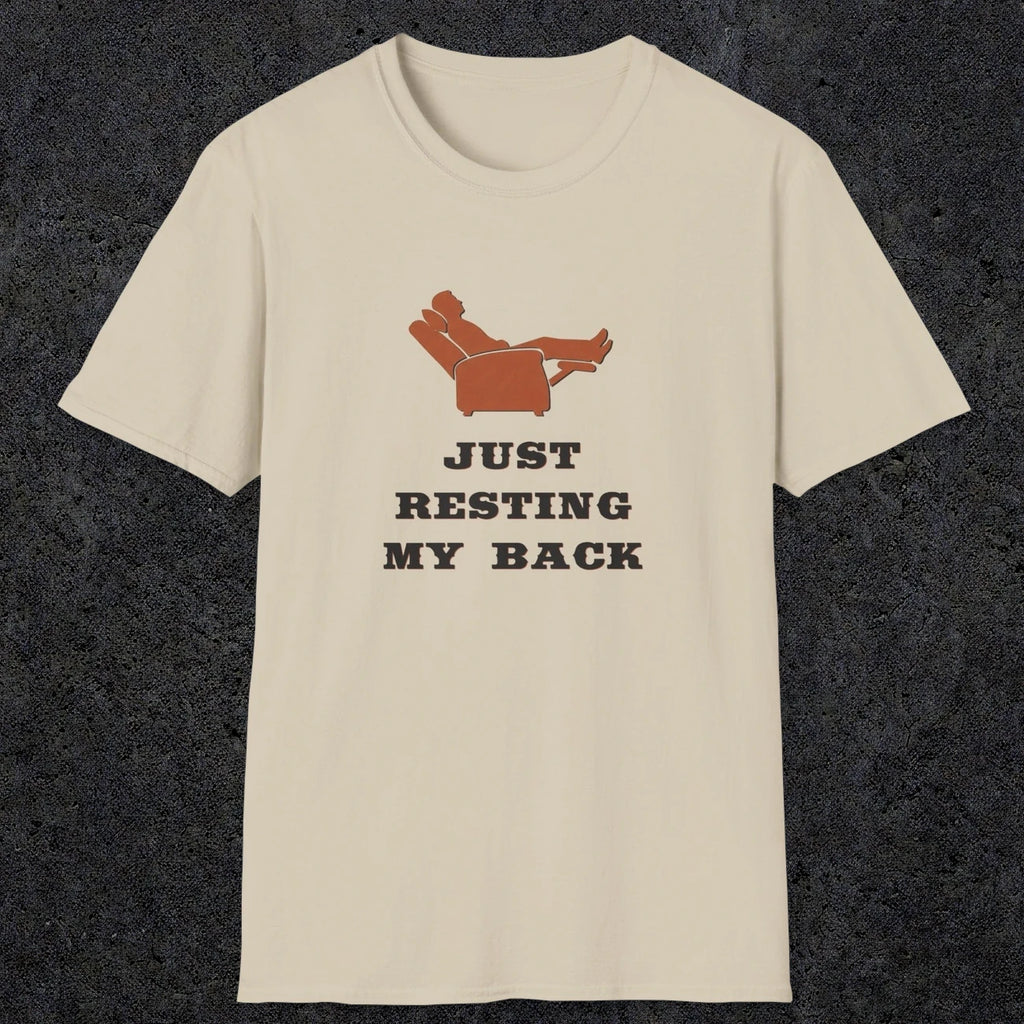 0030 Just resting my back | Funny Dad T-Shirt | RustyDad