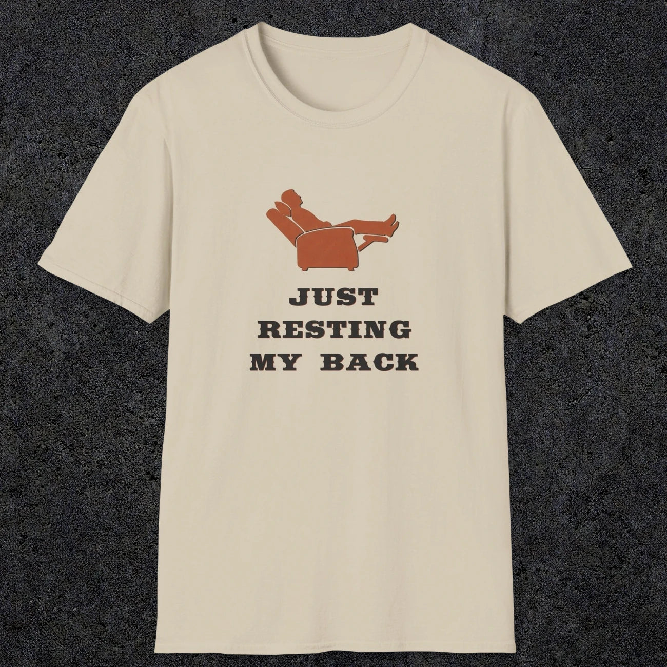 0030 Just resting my back | Funny Dad T-Shirt | RustyDad