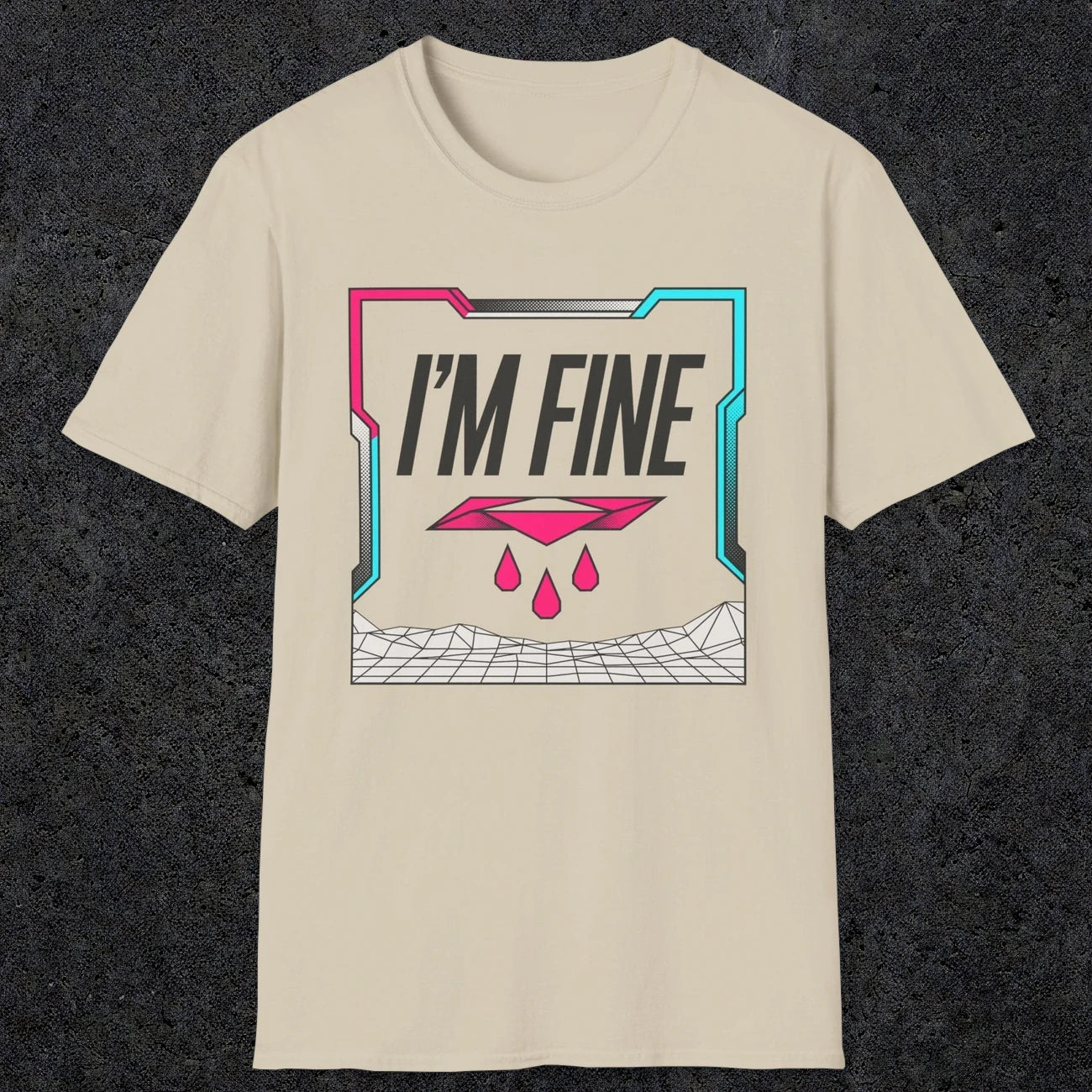 0488 I'M Fine | Funny Dad T-Shirt | RustyDad