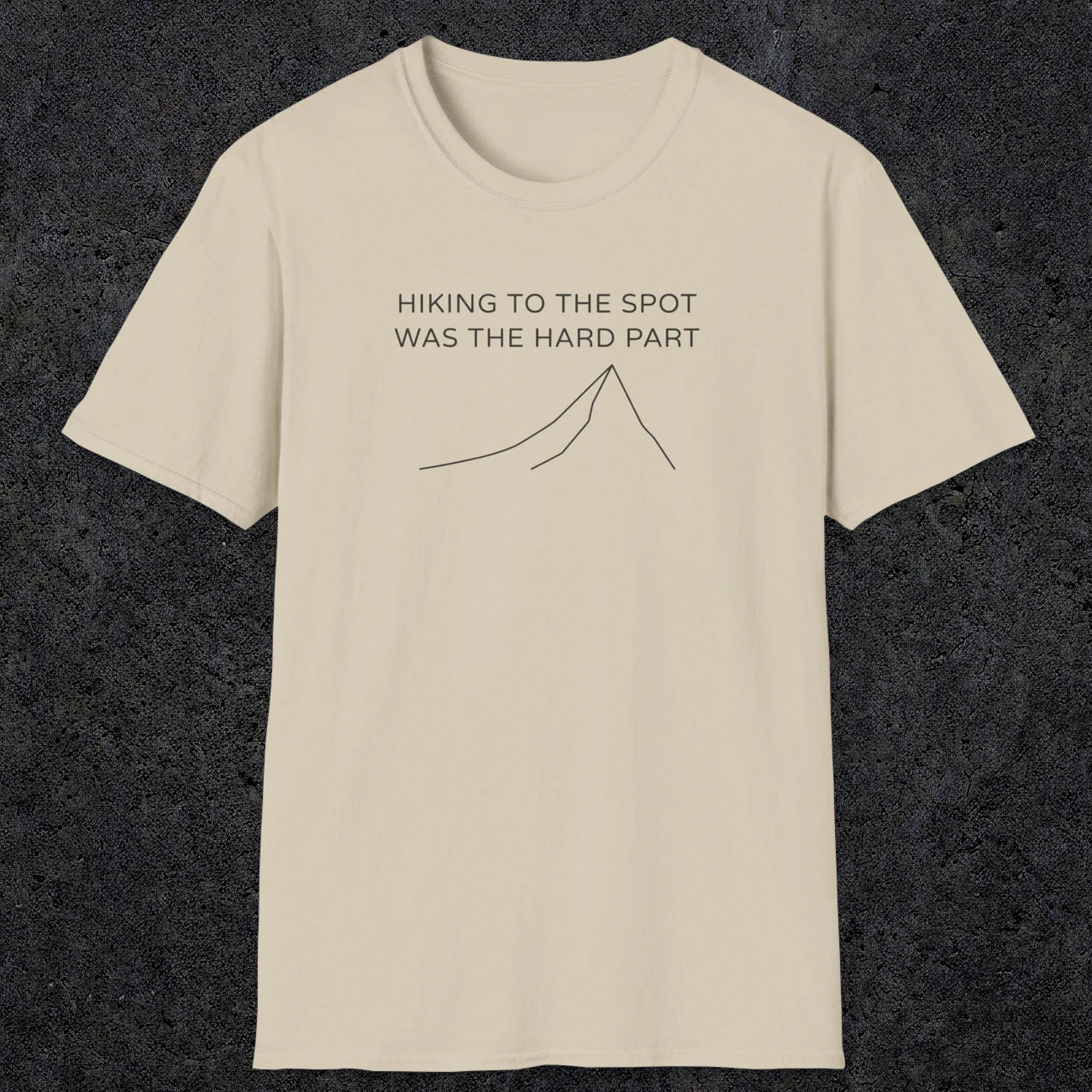 0679 Hiking To The Spot | Funny Dad T-Shirt | RustyDad