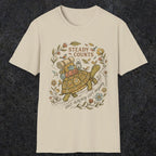 009 Steady counts, fast already left anyway | Funny Dad T-Shirt | RustyDad