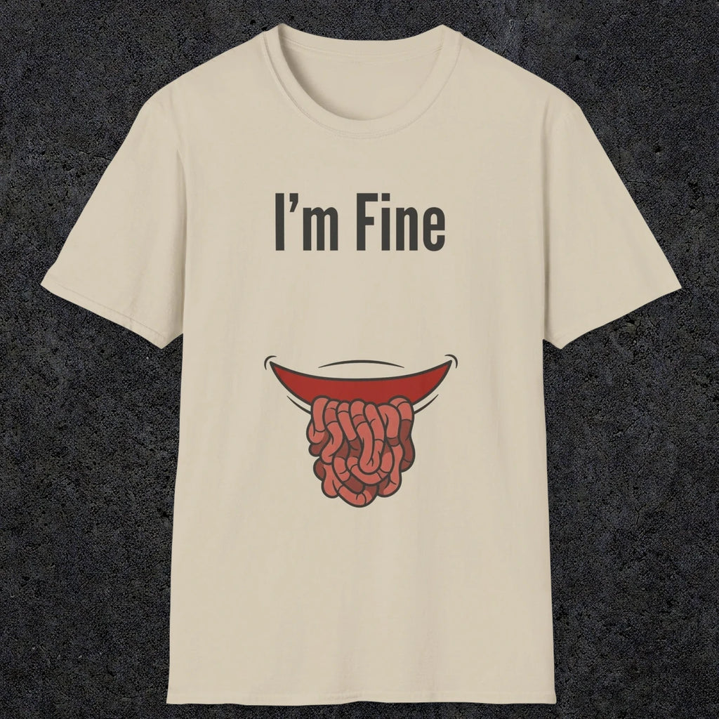 0482 I'M Fine | Funny Dad T-Shirt | RustyDad